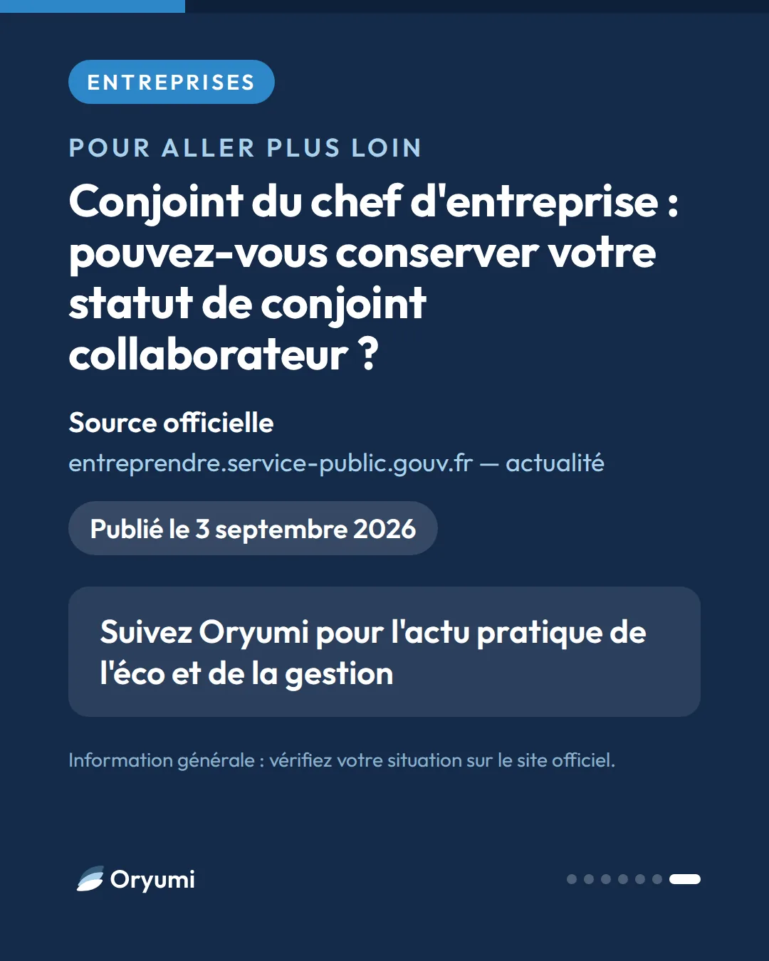 Conjoint du chef d'entreprise : pouvez-vous conserver votre statut de conjoint collaborateur ?