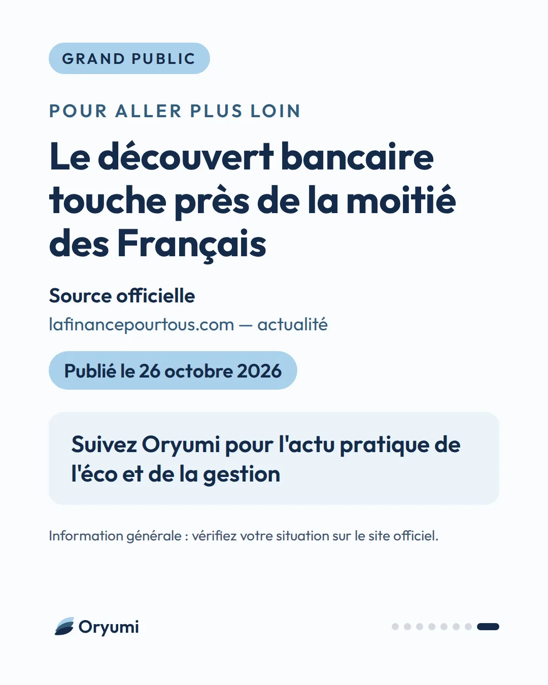 Le découvert bancaire touche près de la moitié des Français